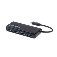Conector HUB USB, Manhattan,164924, -C 4 ptos a