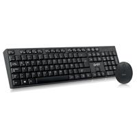 Combo teclado multimedia y mouse optico Ghia / GT5000 / Inalambrico / Receptor USB / Negro