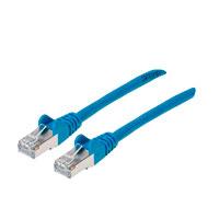 Cable patch, Intellinet,741491, CAT 6A, 3.0M(10.0F) S/FTP azul