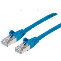 Cable patch, Intellinet,741507, CAT 6A, 4.2M14.0F S/FTP azul
