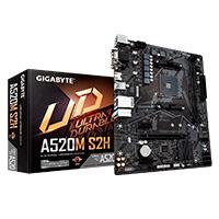 MB Gigabyte A520 AMD S-AM4 3A gen / 2XDDR4 3200 / HDMI / DVI / VGA / 4XUSB 3.2 / M.2 / Micro ATX / Gama basica