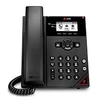 Telefono IP HP Poly 911N0AAAC3 VVX 150 / 2 linea pantalla LCD 2.5 pulgadas 4 teclas programables PoE 2 puertos 10/100 altavoz color negro no incluye fuente poder