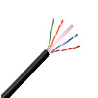 Cable UTP saxxon 100 cobre / Categoria 6 / Color negro / Exterior / 305 M / AWG 23 / 4 pares / Fluke test / UL