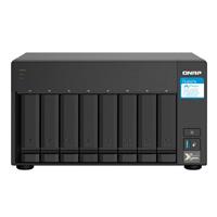 NAS Qnap TS-832PX-4G / 8 bahias SATA HDD de 3,5 / Nucleo cuadruple 1.7GHz / 4GB DDR4 sodimm ampliable a 16GB/2 PTO 2,5 GBE / 2 PTO 10 GBE / USB 3.2 X3 / Hotswap / No incluye discos / Hasta 144TB