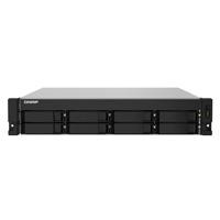 NAS Qnap TS-832PXU-4G / 8 bahias SATA HDD 3,5 / Rack 2U/nucleo cuadruple 1.7GHz / 4GB DDR4 udimm ampliable a 16GB/2 PTO 2,5 GBE / 2 PTO 10 GBE / USB 3.2 X4 / Hotswap / No incluye discos / Hasta 144TB