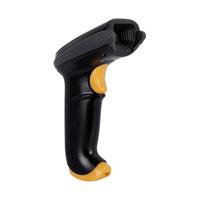 Lector codigo de barras - Techzone - TZBESC4 - LED bidireccional - USB - 1D y 2D - Alcance 16 cm - 100 lecturas por segundo, base ajustable - Negro / Amarillo