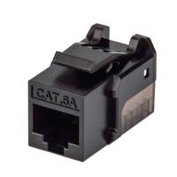 Jack CAT 6ª, Intellinet,772327, de impacto (keystone) negro