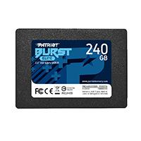 Unidad de estado solido interno Patriot burst elite 240GB 2.5 SATA 3 lect.450 / Escr.320MBS 7MM PC laptop minipc sin backet