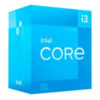 Procesador Intel Core I3-12100F S-1700 12A gen / 3.3 - 4.3 GHz / Cache 12MB / 4 cores / Sin graficos / Con disipador / Computo basico IPA