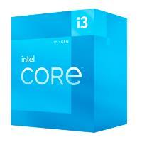 Procesador Intel Core I3-12100 S-1700 12A gen / 3.3 - 4.3 GHz / Cache 12MB / 4 cores / Graficos UHD 730 / Con disipador / Computo basico IPA