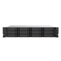 NAS Qnap TS-1273AU-RP-8G / Fuente redundante / 12 bahias SATA HDD 3,5 / Rack 2U/nucleo cuadruple 2.2 GHz / 8GB DDR4 udimm hasta 64GB/2 PTO 2,5 LAN GBE / USB 3.0 X1 / USB 3.2 X2 / Hotswap / No incluye disco