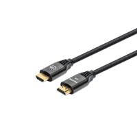 Cable HDMI.Manhattan,355957, 2.1 textil M-M 3.0M, 8K@60Hz