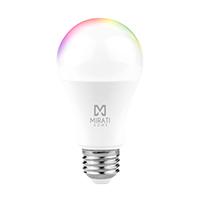 Foco inteligente luz RGB 9W / Mirati / Wi-Fi 2.4GHz / Compatible con Android e iOS / Funciona con alexa y asistente de Google / Luz calida y fria / Luz multicolor / Dimmable / No requiere HUB