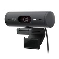 Webcam Logitech brio 500 full HD 1080p 30FPS zoom digital 4X auto enfoque micrófono USB-C grafito