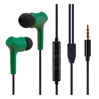Audifonos manos libres Hune haya sustentable trenzado con microfono jack 3.5 bosque