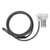 Candado de seguridad Targus ASP96RGLX con candado cable combinacion univ reinic negro