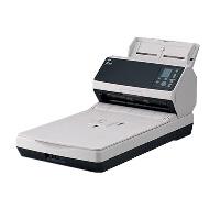 Escaner Ricoh FI-8270, 70 ppm / 140 IPM, 600 DPI. 24 bits, USB, Ethernet red, duplex, ADF, cama plana