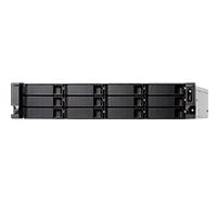 NAS Qnap TS-H1886XU-RP-R2-D1622-32G / Fuente redundante / 18 bahias 12 SATA de 3,5 6 SATA de 2,5 / Rack 2U/nucleo cudruple 2.6 GHz / 32GB DDR4 hasta 128 GB/4 PTO 2,5 GBE / 2 PTO SFP 10 GBE / USB 3.2