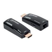 Extensor video, Manhattan,207539, HDMI, 60M via CAT 5/6, compacto