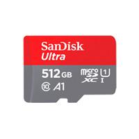 Memoria SanDisk micro sdxc 512GB ultra 150MB/S clase 10 C/adaptador sdsquac-512G-GN6MA