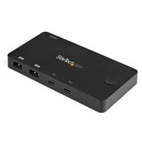 Switch KVM HDMI de 2 puertos USB-C / Cables - Compacto - Alimentado via USB - Para macbook iPad PRO thinkpad ideapad elitebook - StarTech.com mod. SV211HDUC