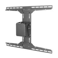 Soportes para arreglo de techo con adaptador en forma de H y caja de inclinación para pantallas de 32 a 90, placa de suspensión y extencion se cotizan por separado.
