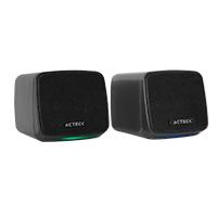 Bocinas Acteck / Elant cube AS430 / Alambrica / USB / Negro / AC-935265