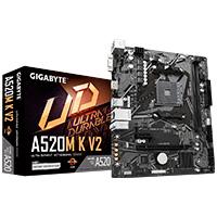 MB Gigabyte A520 AMD S-AM4 3A gen / 2XDDR4 3200 / HDMI / DVI / VGA / 4XUSB 3.2 / M.2 / Micro ATX / Gama basica