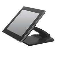 Monitor EC Line EC-TS-1238, negro, pantalla touch, 12 pulgadas, VGA, HDMI, USB, resolucion 1024 X 768, capacitiva, LEC-LCD