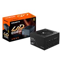 Fuente de poder Gigabyte 850W/80 plus gold / Negro / ATX / Modular