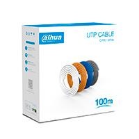 Bobina / Dahua / PFM920I-6UN-C-100 - Bobina de 100 mts de cable UTP CAT6 / 100 cobre / Color blanco / Cubierta retardante de flama con certificacin CE CPR ECA / Ideal para video y redes