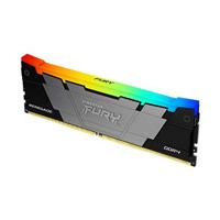 Memoria RAM Kingston dimm DDR4 16GB 3600MT/S fury renegade black XMP RGB CL16 288PIN 1.35V C/disipador de calor P/PC/gamer / Alto rendimiento KF436C16RB12A/16