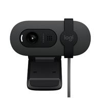 Webcam Logitech brio 100 full HD 1080p 30FPS 2MP micrófono USB-a grafito