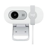 Webcam Logitech brio 100 full HD 1080p 30FPS 2MP micrófono USB-a blanco crudo