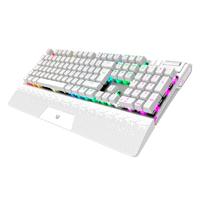 Teclado gamer Balam Rush dominate expert GK979 / Alambrico / Multimedia / Iluminacion RGB / 105 teclas / Español / Ergonomico / Mecanico / WIN- iOS - Linux - Android / Blanco / BR-936798