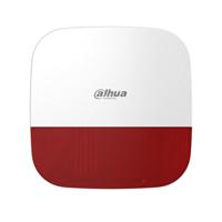 Sirena inalmbrica para exterior / Dahua / DHI-ARA13-W2 / Con estrobo rojo / 110DB / Mltiples sonidos de alarma / IP65 / Alarma de batera baja
