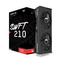 Tarjeta de video XFX AMD Radeon RX 7600XT speedster swft 210 dual FAN / 16GB / GDDR6 / PCIe 4.0/128 BIT / Gama media