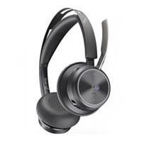 Diadema HP Poly 9T9J4AAAC3 voyager focus 2 UC / Version Microsoft teams Bluetooth dongle USB-a conexion hasta 2 dispositivos estereo HASTA19 H de conversacion alcance hasta 50 M (sin base de carga)