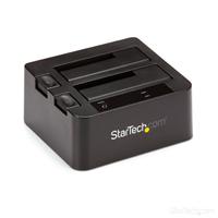Docking station de 2 bahias - Sartech.com - USB 3.1 a SATA - USB 3.1 (10 gbps) - SATA I/II/III de 2.5/3.5 - Base de acoplamiento SSD / HDD - De intercambio en caliente - Carga superior