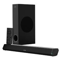 Barra de sonido Acteck dynamic trim BS670 / Subwoofer / Sonido estereo / 70 W RMS / Bluetooth + HDMI ARC + optico + AUX 3.5MM + USB / LED indicador / Control incluido / Negro / AC-935913