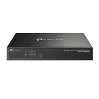 NVR TP-Link vigi vigi NVR1008H-8p NVR PoE 8 canales salida de video 4K grabacion 24/7 audio bidireccional ONVIF montaje en rack plug and play deteccion inteligente