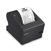 Miniprinter Epson TM-T88VII, termica, 80 mm o 58 mm, Ethernet, USB recibo / Autocortador, negra
