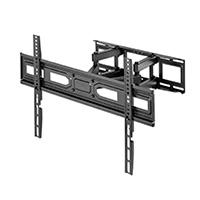 Soporte de pared, Manhattan,462440, para TV con movimiento completo y ajuste de nivelación posterior
