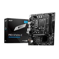 MB MSI B760 Intel S-1700 14A / 13A / 12A gen/2X DDR5 4800/1XDP / HDMI / M.2/4X USB3.2 / USB-C / ATX / Gama media / RGB