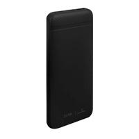 Power bank 10,000 mAh carga rapida 22.5W con cable USB-C integrado, bolt negro Perfect Choice