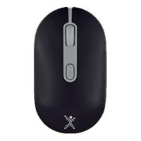 Mouse recargable 2.4GHz+BT colori clic silencioso - Negro Perfect Choice