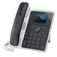 Telefono IP HP Poly 82M86AA edge E100 / Telfono IP 8 lineas pantalla a color 2.8 puerto Gigabit 2 USB-C 1 PoE NFC