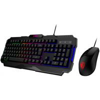 Kit de teclado y mouse forge GK100 RGB USB 2.0