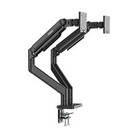 Soporte para monitor MSI MAG MT201D doble monitor color negro tamaño de pantalla 17A 49 PUL. MAX peso 20 kg