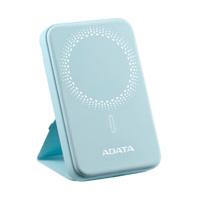 Bateria de respaldo Adata power bank magnético R050 5000 mAh USB -C carga inalámbrica color azul (PR050-11LB)